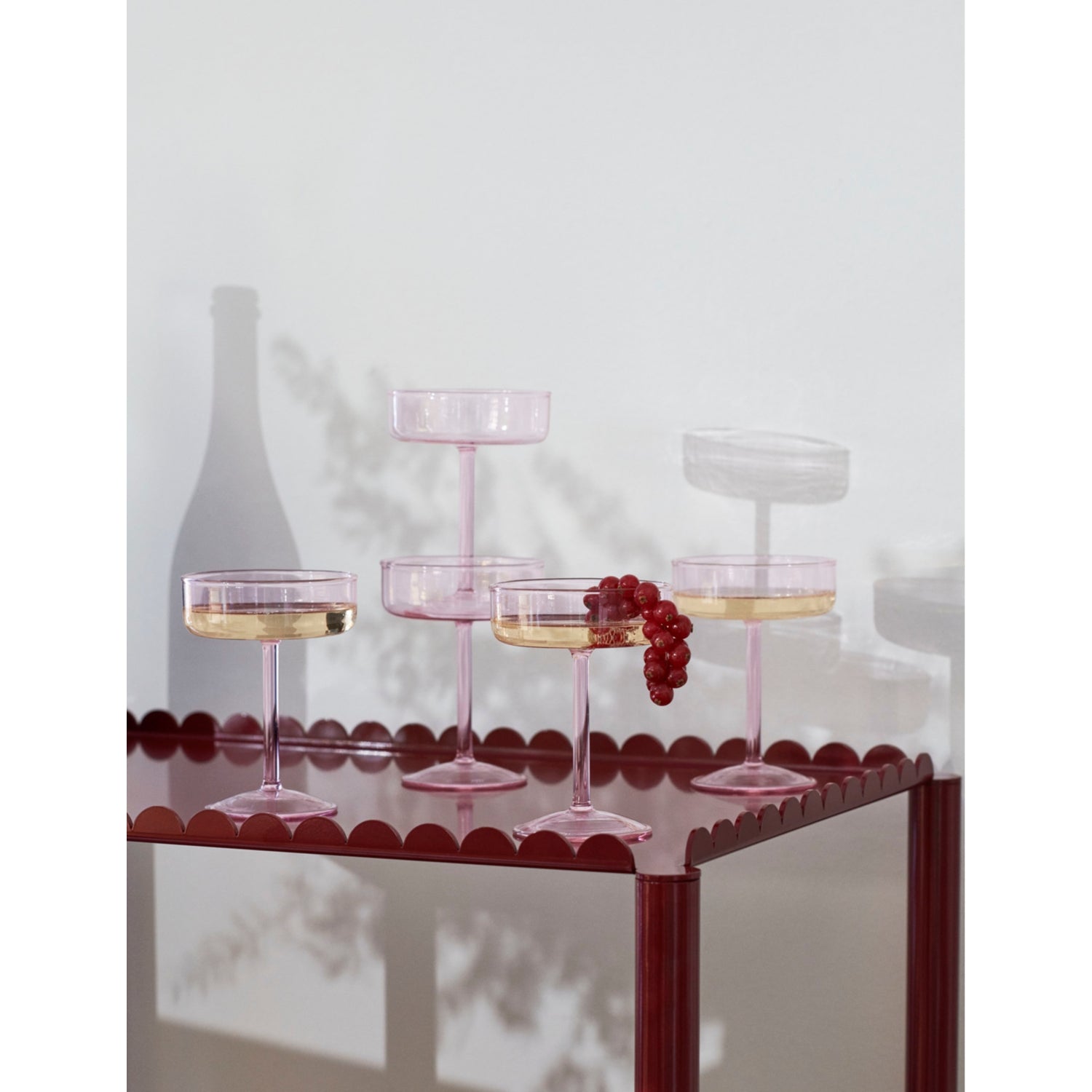 HAY Tint Coupe glasses set of two, imported from the UK