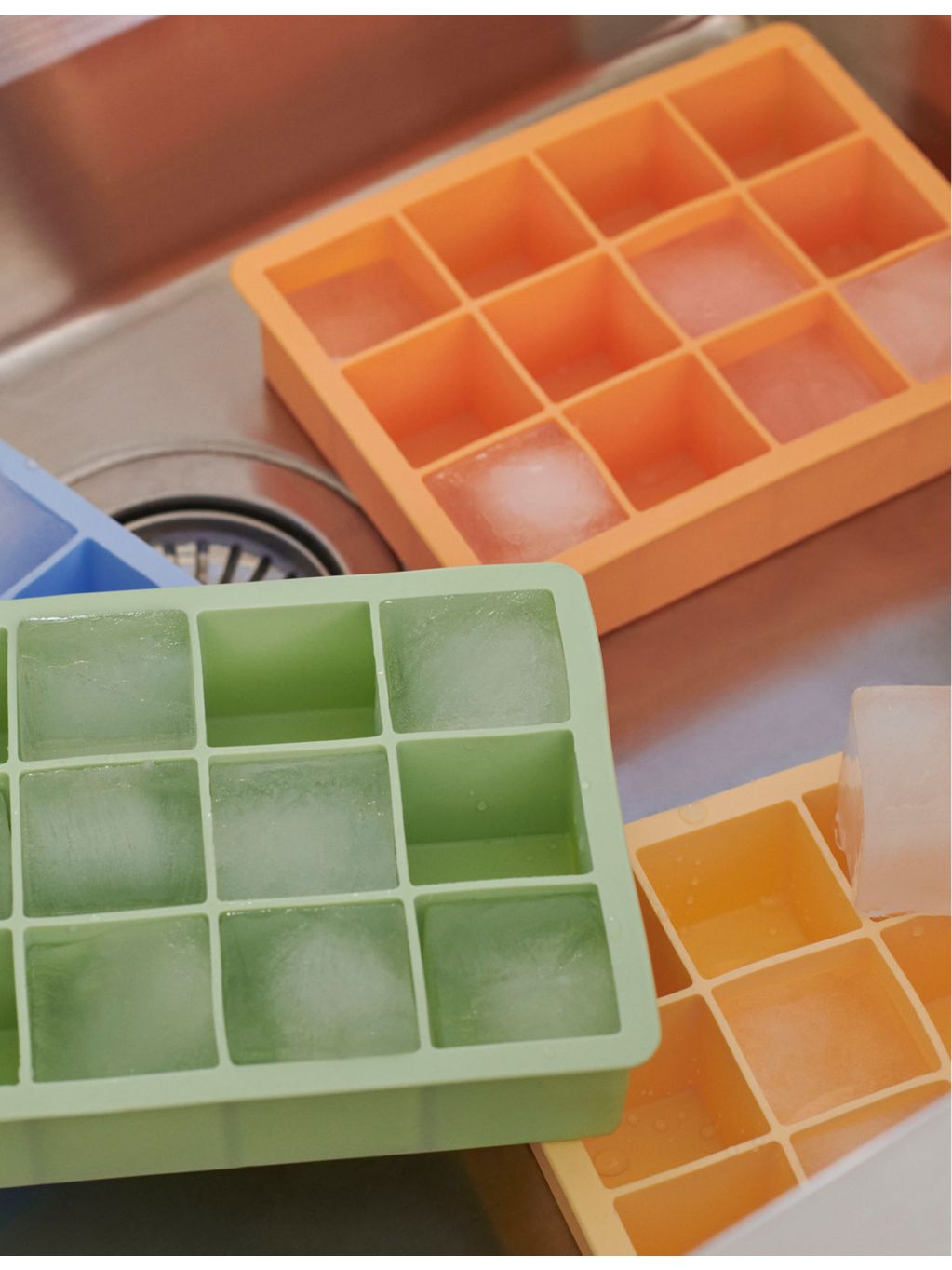 HAY extra-large silicone ice cube tray, UK version