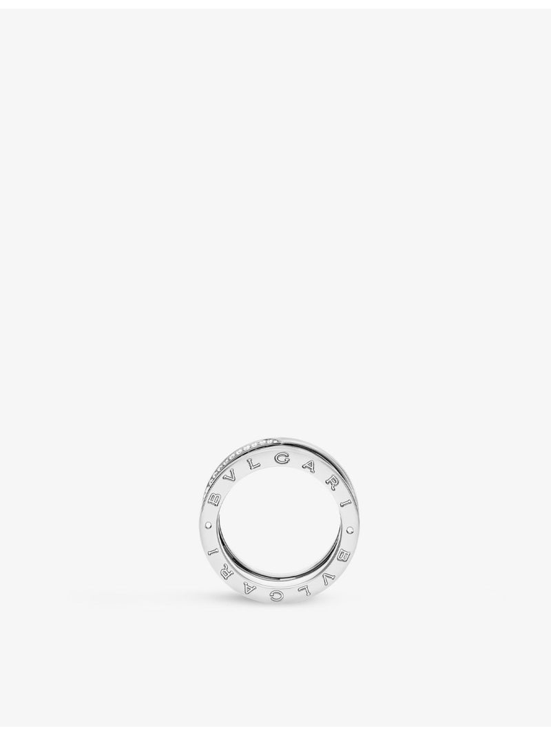 Bvlgari B.zero1 18ct white-gold diamond ring 0.31ct (British brand)