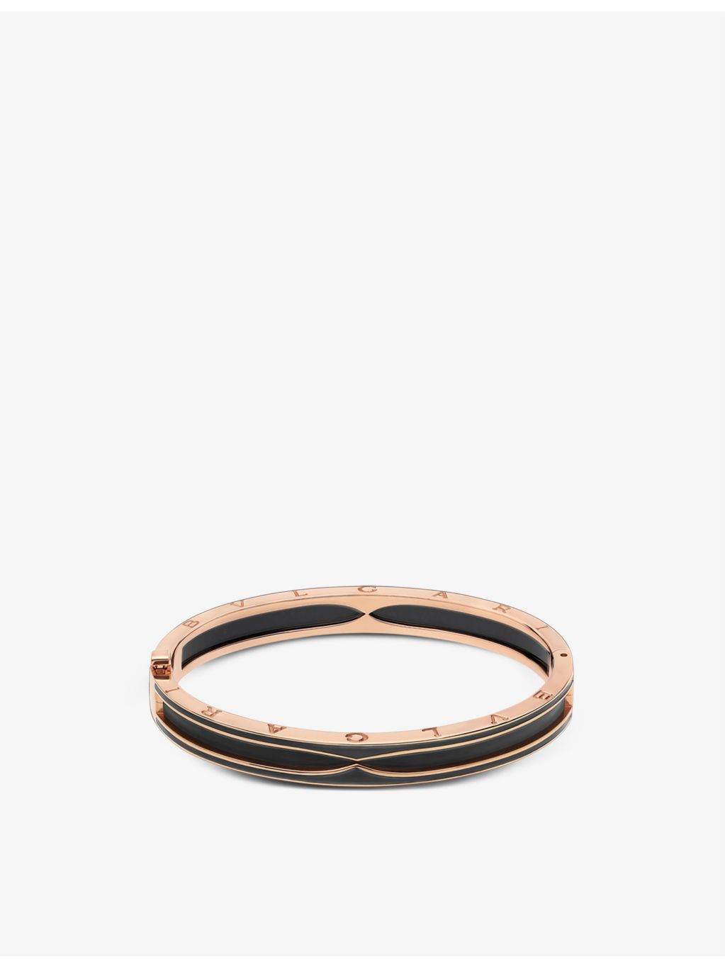 Bvlgari 18ct rose-gold bangle 19cm - British product