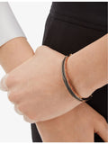Bvlgari 18ct rose-gold bangle 19cm - British product