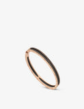 Bvlgari B.zero1 18ct Rose-Gold Bangle Bracelet 19cm