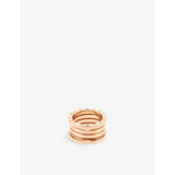 B.zero1 four-band 18ct rose-gold ring - 55mm
