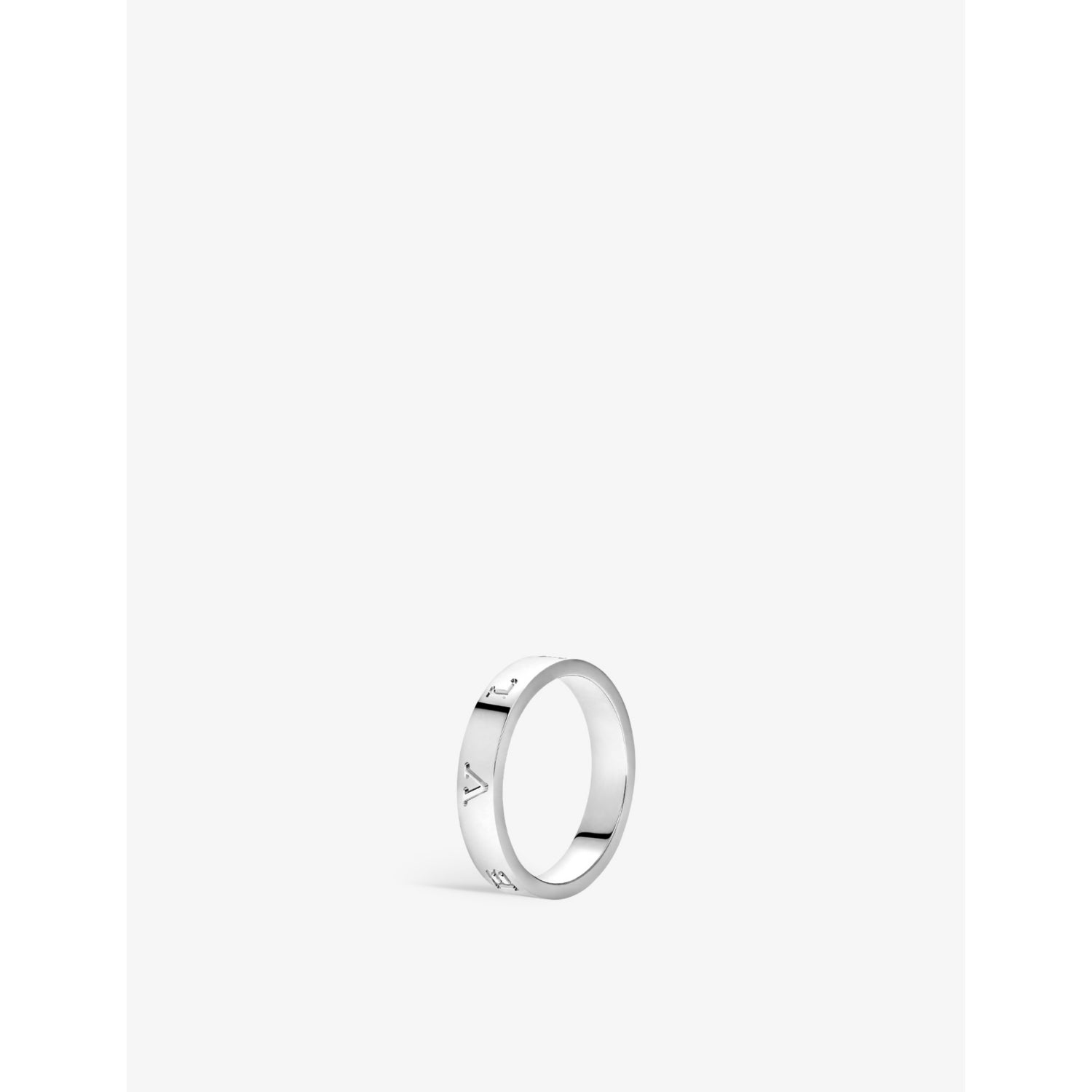 B.zero1 18ct white-gold ring - 54mm