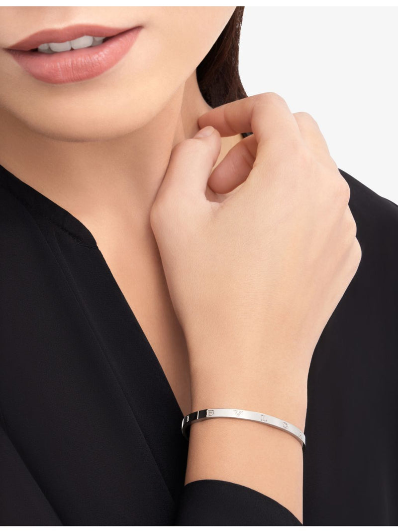Bvlgari B.zero1 18ct gold hinge-clasp bracelet, UK version