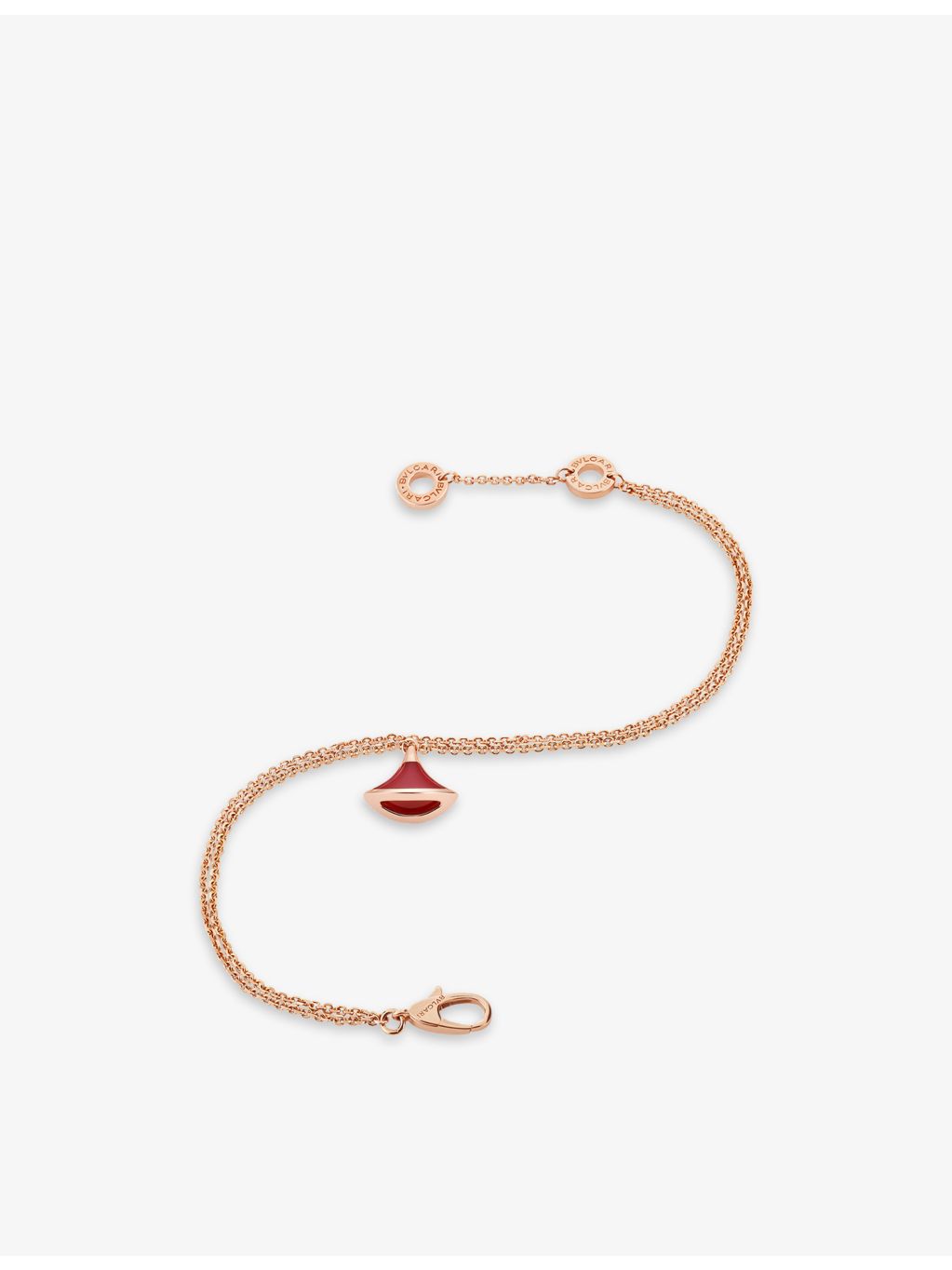 Bvlgari Divas Dream bracelet 18ct rose gold carnelian, imported from the UK