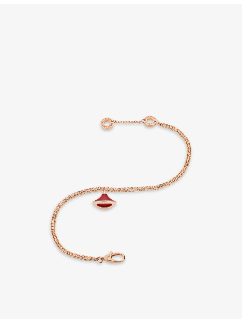 Bvlgari Divas Dream bracelet 18ct rose gold carnelian, imported from the UK