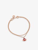 Divas Dream 18ct rose-gold and carnelian bracelet - S/M