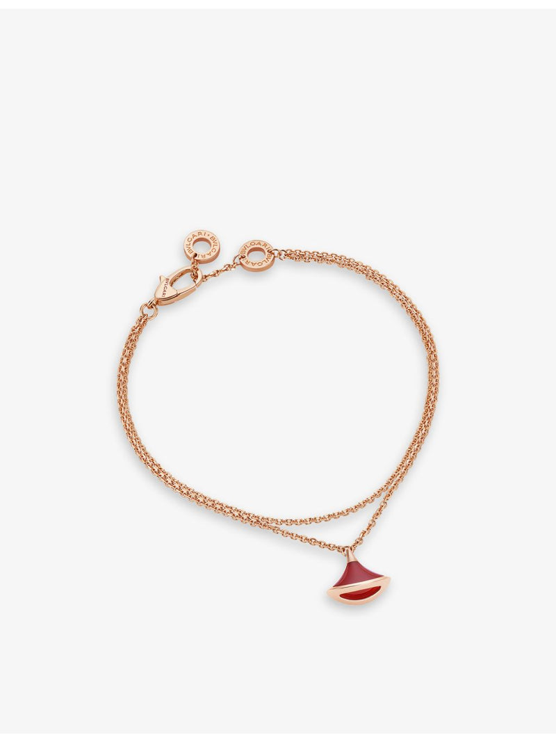 Bvlgari Divas Dream bracelet 18ct rose gold carnelian, imported from the UK