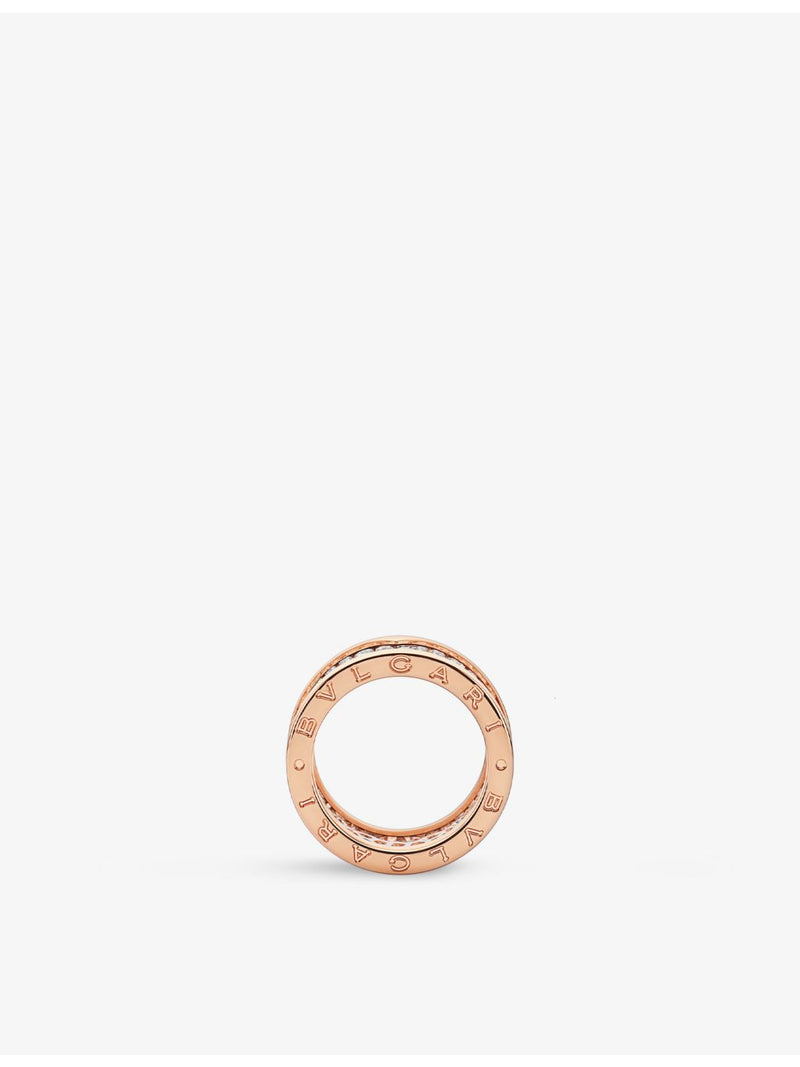 Bvlgari rose-gold diamond ring 2.56ct brilliant-cut, imported from the UK