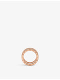 Bvlgari rose-gold diamond ring 2.56ct brilliant-cut, imported from the UK