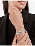 Bvlgari Serpenti white gold diamond emerald bracelet, UK version