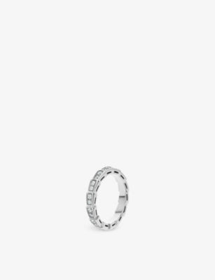 Bvlgari Serpenti Viper 18ct White Gold 0.45ct Brilliant Cut Diamond Ring