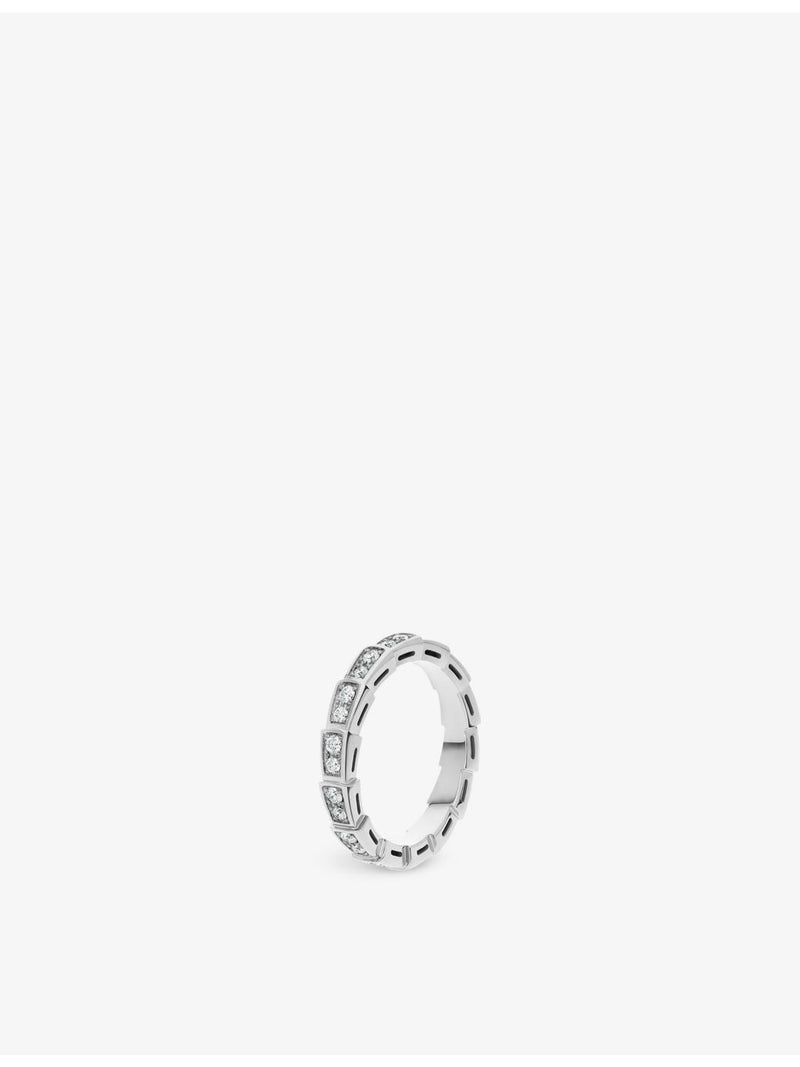 Bvlgari Serpenti Viper 0.45ct diamond ring, UK version