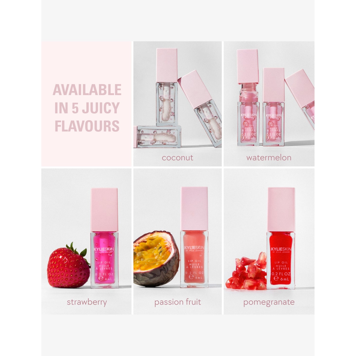 Kylie Skin lip oil 6ml vegan lip care, imported from the UK