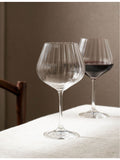 The White Company Skye Optic balloon-shape glasses set of four (British brand)