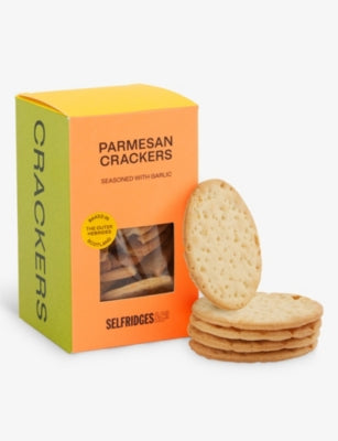 Selfridges Selection parmesan and garlic crackers 150g (British brand)