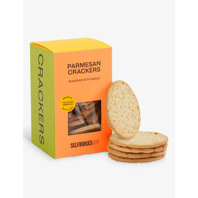 selfridges Selfridges Selection Parmesan and Garlic Crackers 150g- Buy online at McGrocer