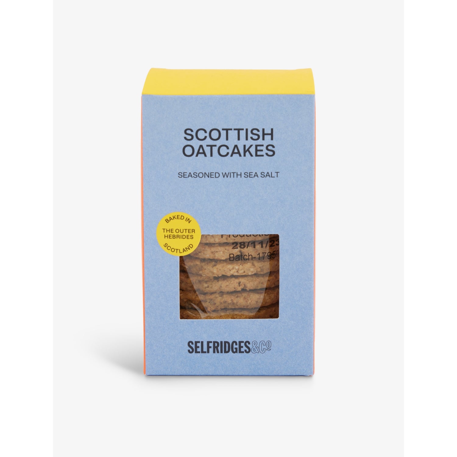 Selfridges Selection Scottish oatcakes with sea salt 200g (British brand)