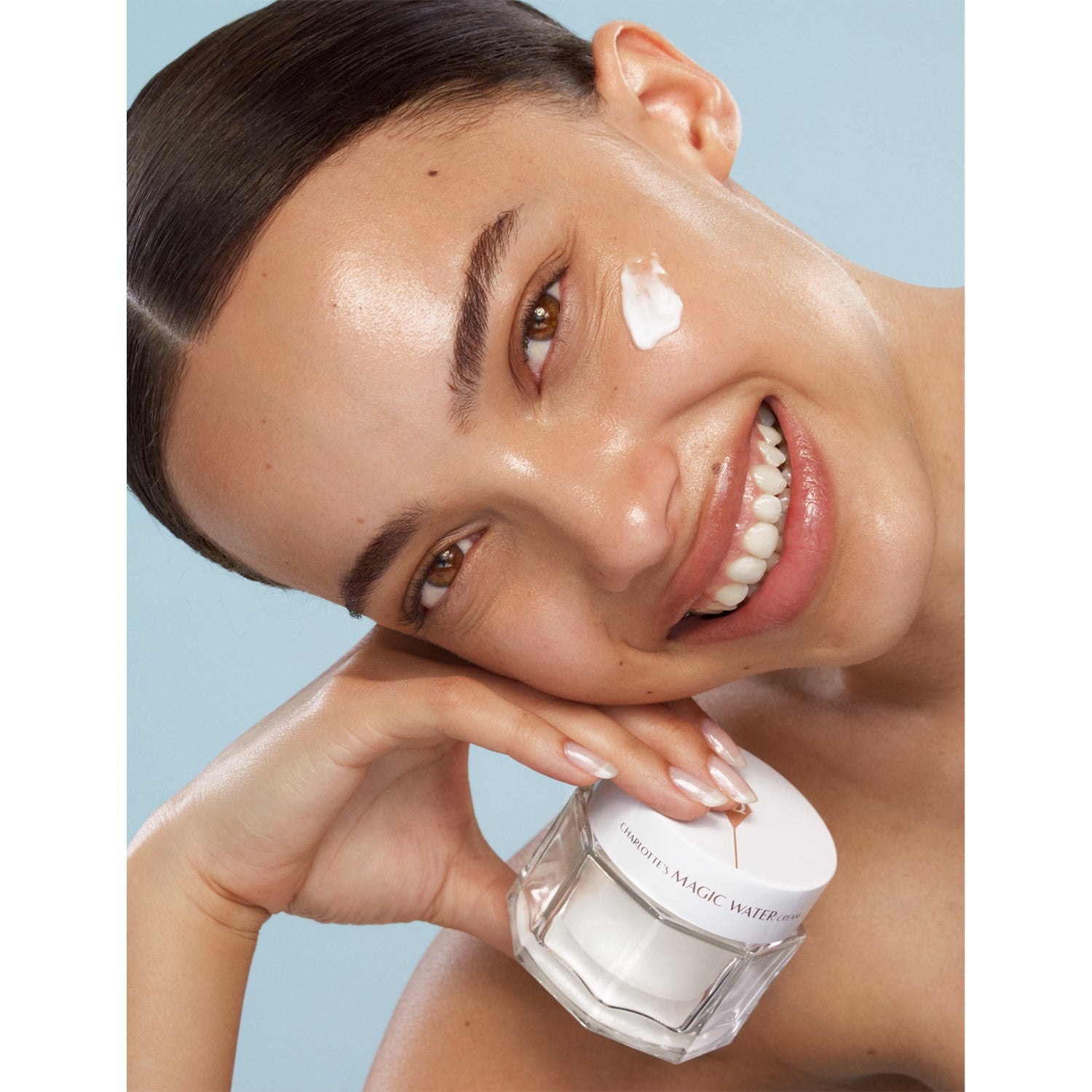 Charlotte Tilbury Magic Water Cream moisturiser refill 50ml, imported from the UK