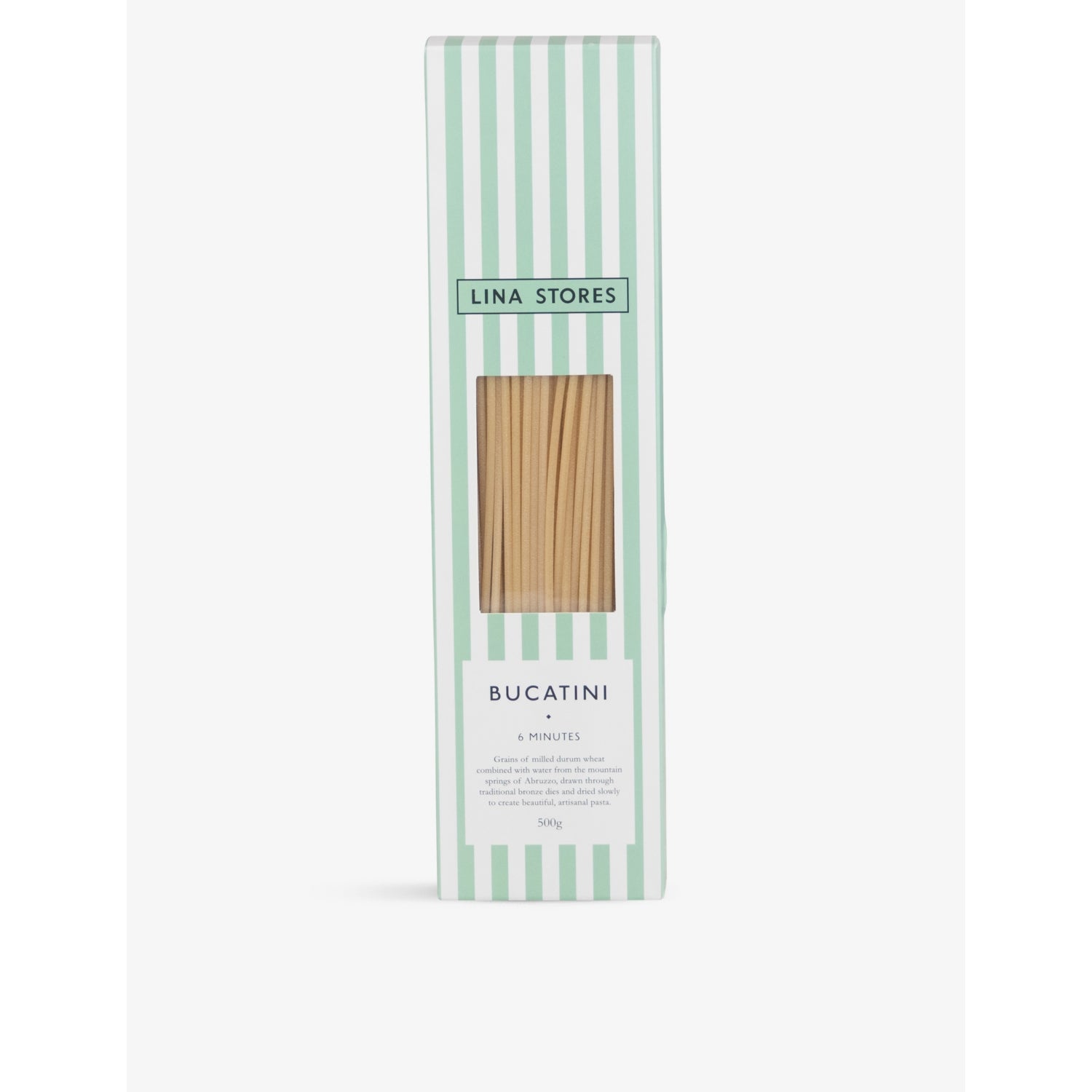 Lina Stores bucatini pasta 500g, imported from the UK