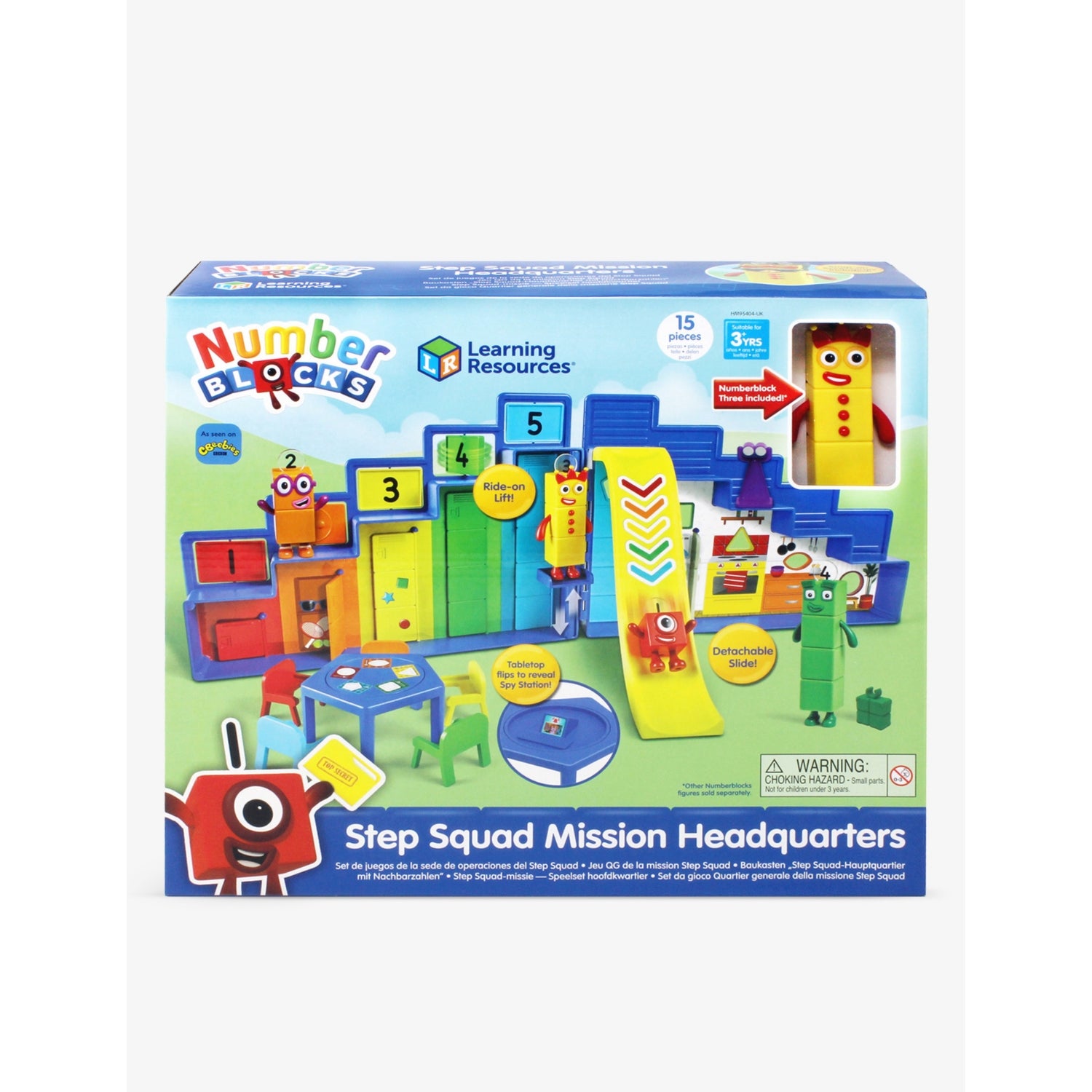 Numberblocks Step Squad Mission Headquarters playset - British product
