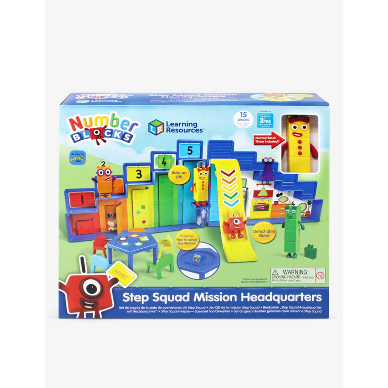 Numberblocks Step Squad Mission Headquarters playset - British product