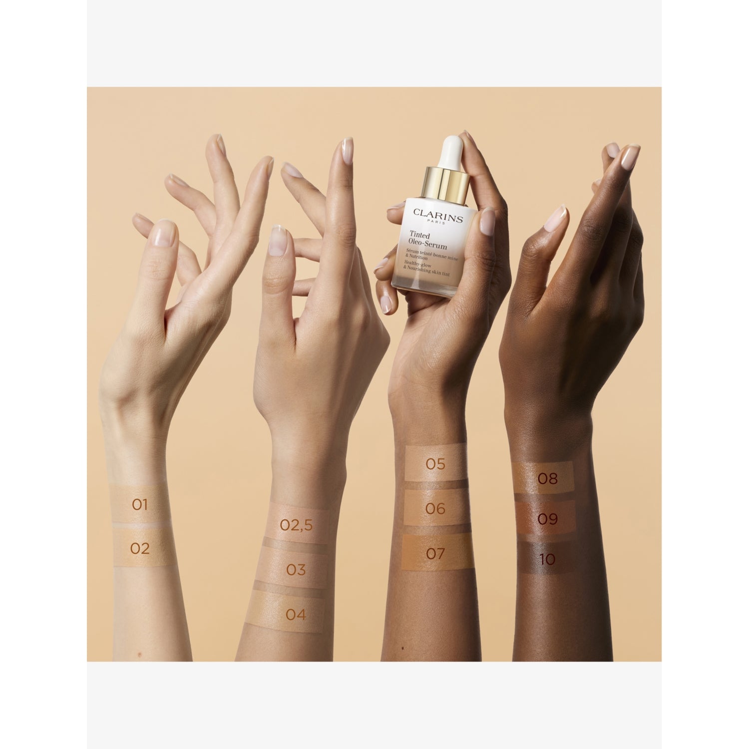Clarins skin tint shade 01 30ml, imported from the UK
