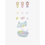 Sylvanian Families milk rabbit triplets bathtime playset 20cm (British brand)