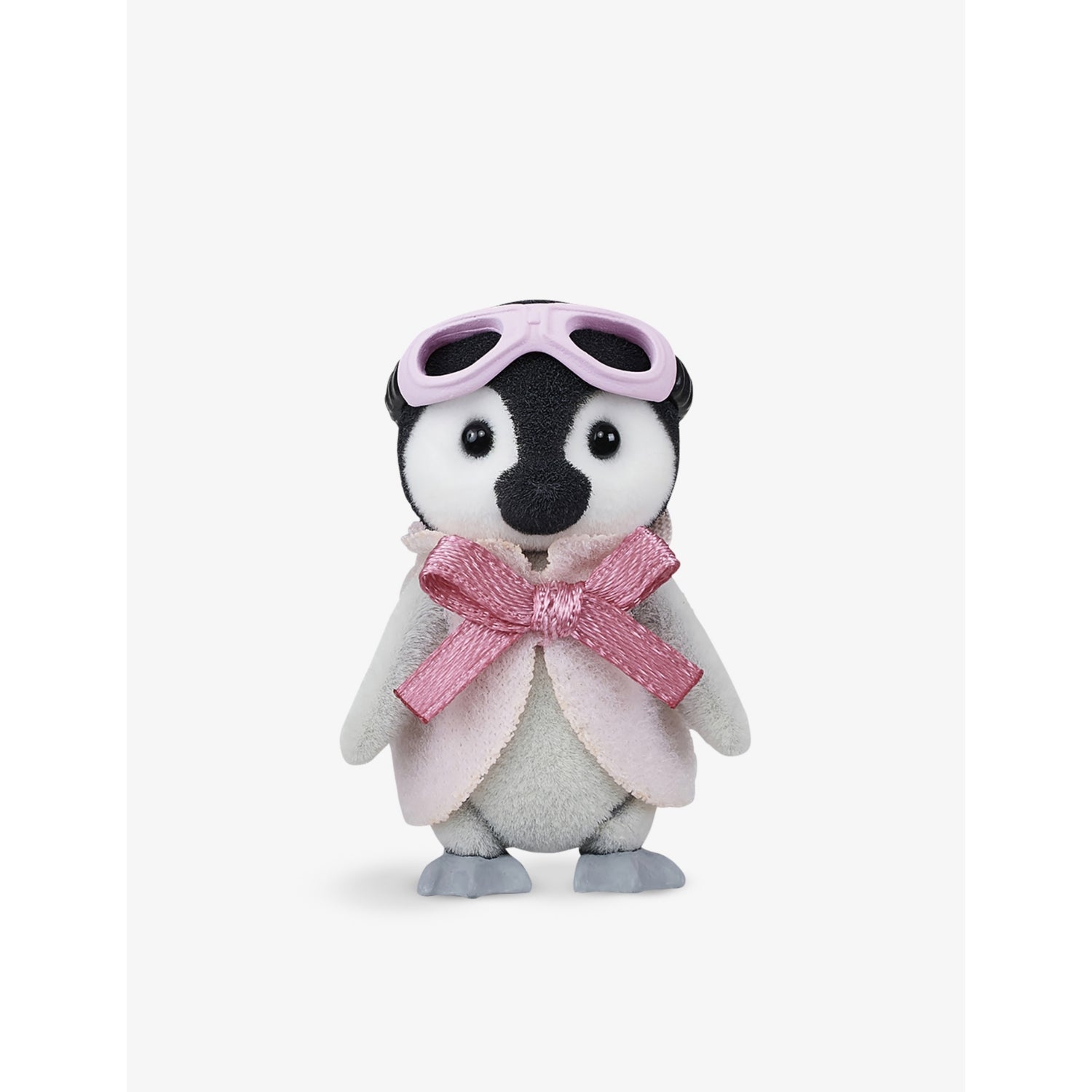 Sylvanian Families penguin baby playset with goggles and pushcart - British product