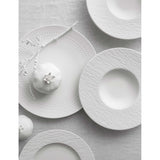Villeroy & Boch Rock Blanc porcelain plates set of six, UK version