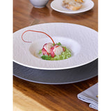 Villeroy & Boch Rock Blanc porcelain plates set of six, UK version