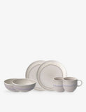 Villeroy & Boch Perlemor Sand six-piece porcelain breakfast set - British product