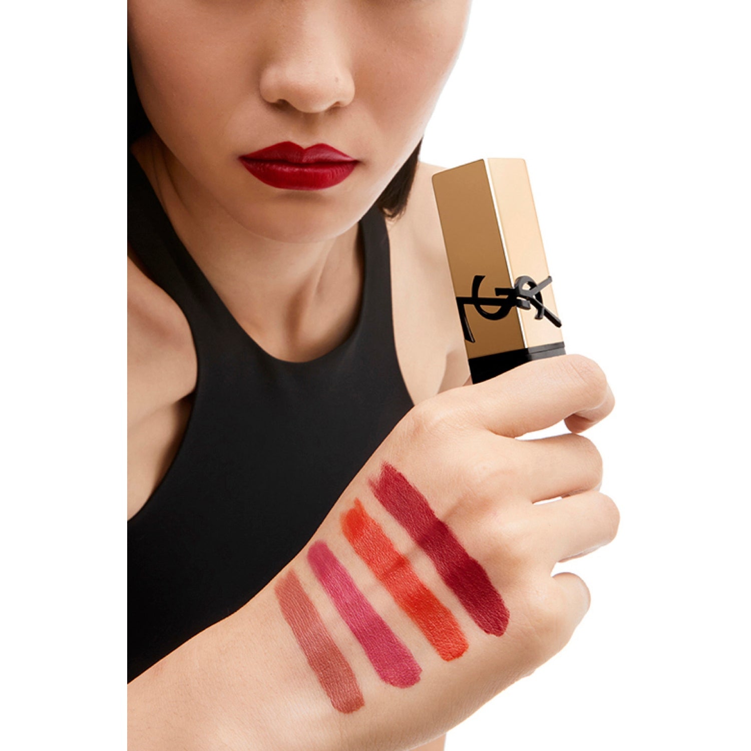 YSL Rouge Pur Couture refillable lipstick 3.8ml, imported from the UK