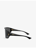 Versace VE4461 irregular-frame acetate sunglasses, imported from the UK