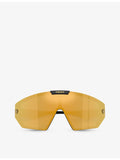 Versace VE4461 irregular-frame acetate sunglasses, imported from the UK
