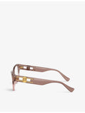 Versace VE3347 pillow-frame acetate glasses, imported from the UK