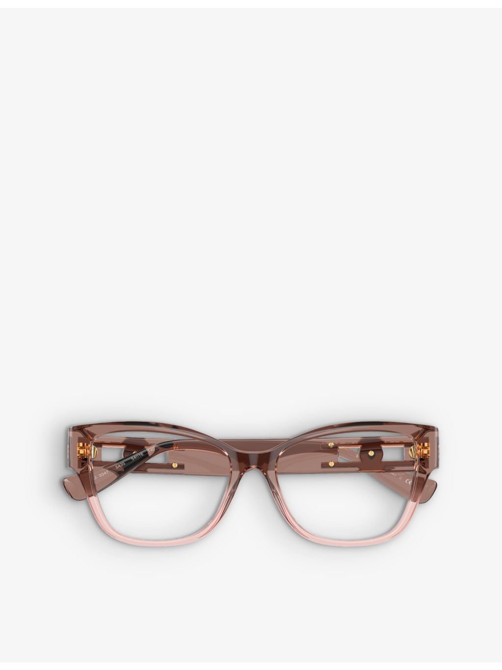 Versace VE3347 pillow-frame acetate glasses, imported from the UK