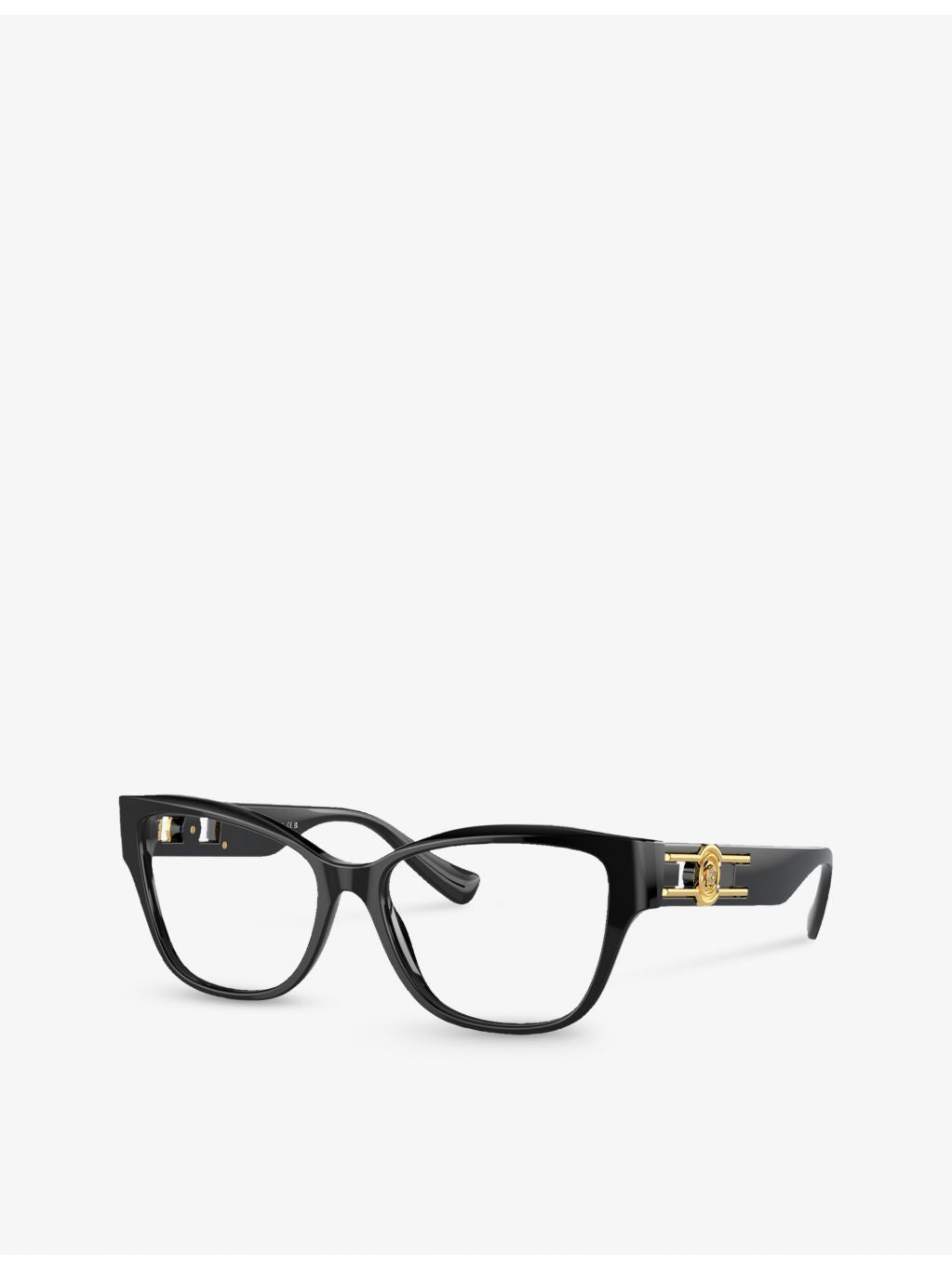 Versace square-frame plastic glasses VE3347, imported from the UK