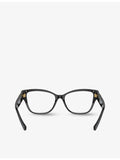 Versace square-frame plastic glasses VE3347, imported from the UK