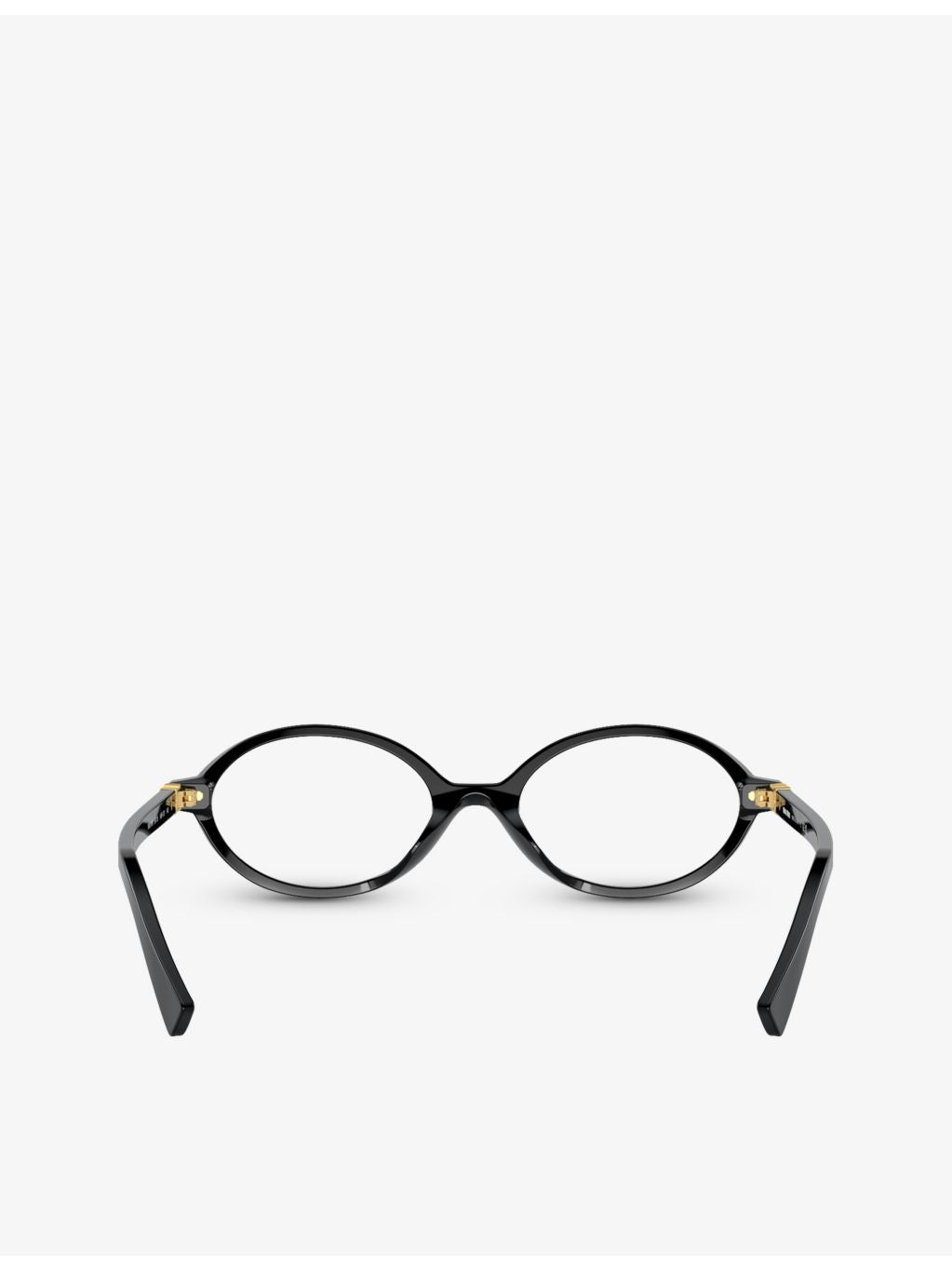Miu Miu oval acetate eyeglasses MU 01XV clear lenses (British brand)
