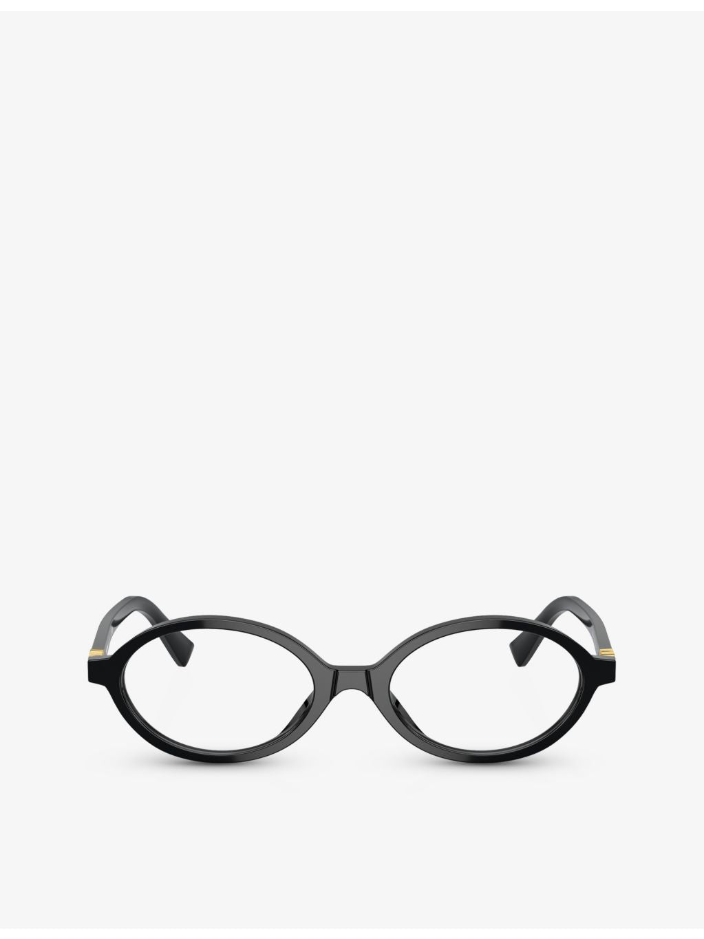 Miu Miu oval acetate eyeglasses MU 01XV clear lenses (British brand)