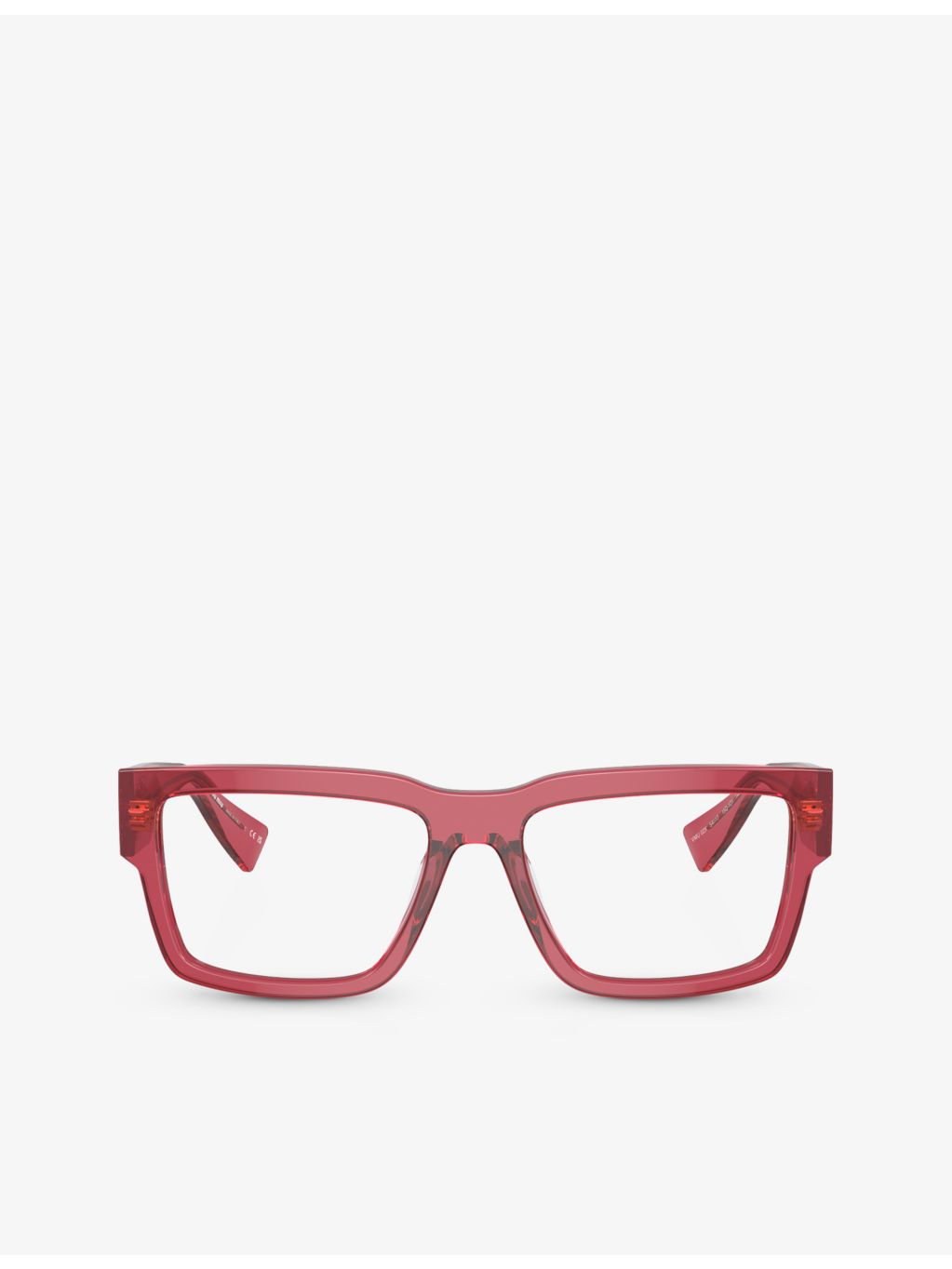 Miu Miu MU02XV acetate eyeglasses rectangle frame, UK version