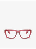 Miu Miu MU02XV acetate eyeglasses rectangle frame, UK version