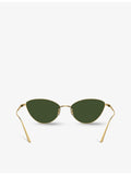 Oliver Peoples OV1328S butterfly-frame metal sunglasses (British brand)