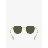 Oliver Peoples Rynn square-frame titanium sunglasses - British product