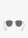 Oliver Peoples OV1329ST square-frame titanium sunglasses - British product