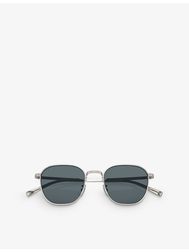 Oliver Peoples OV1329ST square-frame titanium sunglasses - British product