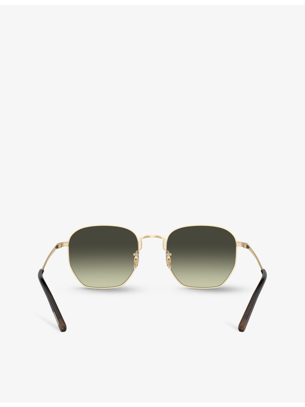 Oliver Peoples Kierney OV1331S hexagonal metal sunglasses, UK version