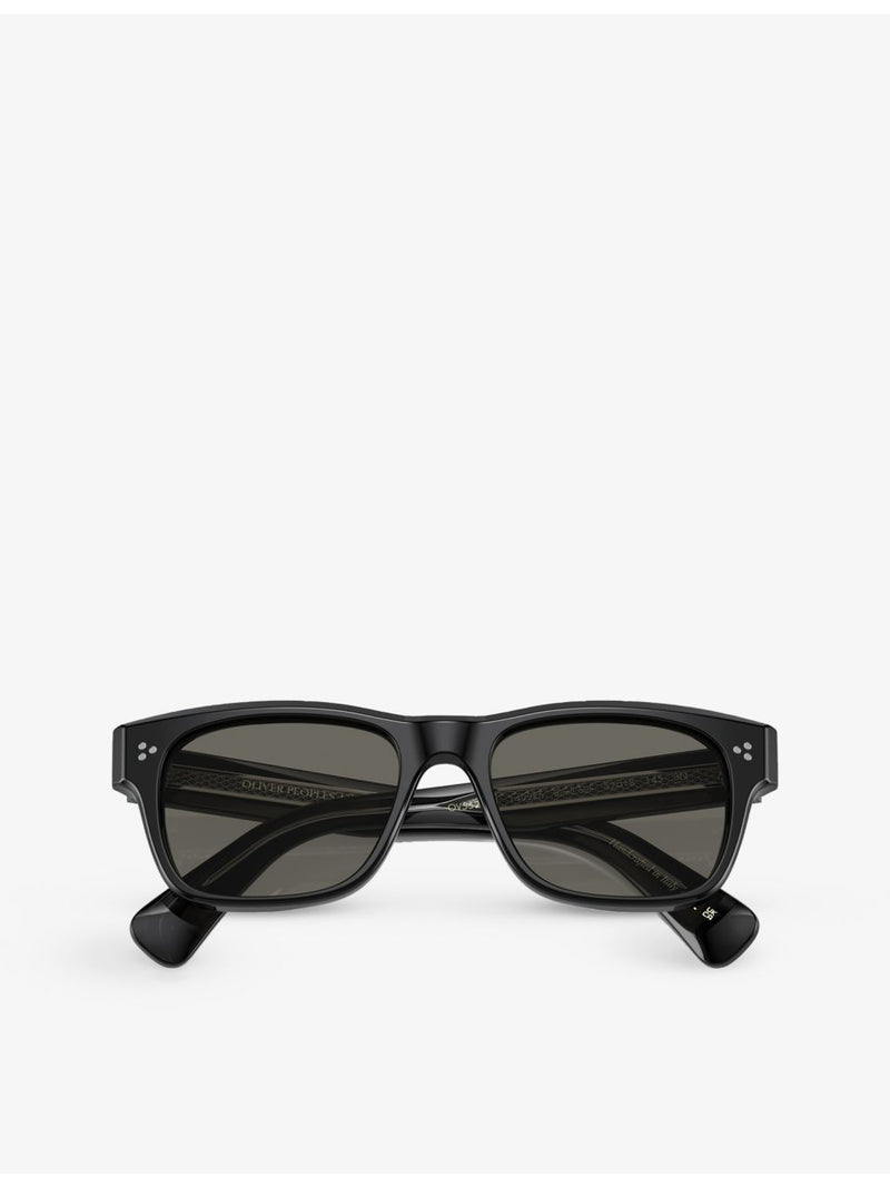 Oliver Peoples OV5524SU Birell Sun pillow-frame acetate sunglasses - imported from the UK